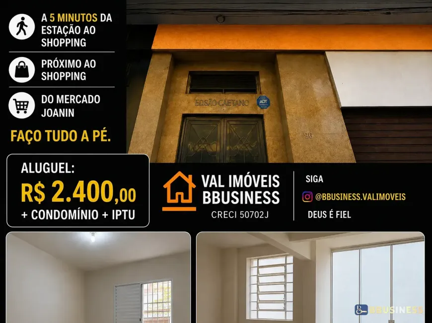 Foto do imóvel - Apartamento à venda com 2 quartos, 2 banheiros e 120 m² próximo à Estação São Caetano Do Sul.