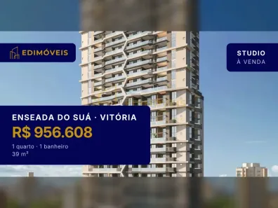 Studio com 1 Quarto à venda, 39m² no Enseada do Suá, Vitória