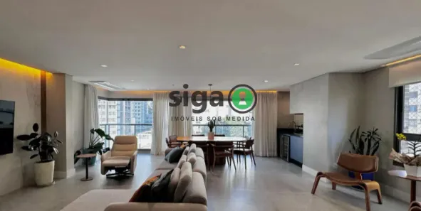 Apartamento com 3 Quartos à venda, 141m² no Brooklin Paulista, São Paulo