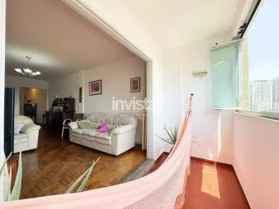 Apartamento com 3 Quartos à venda, 122m² no Ponta da Praia, Santos