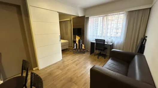Flat com 1 Quarto para alugar, 35m² no Itaim Bibi, São Paulo